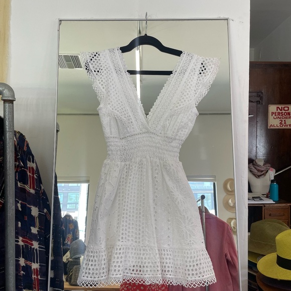 Temptation Positano Arno Mini Dress in Bianco - Picture 1 of 2